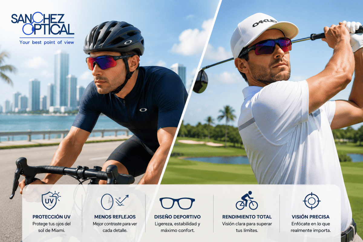 Gafas deportivas graduadas en Miami